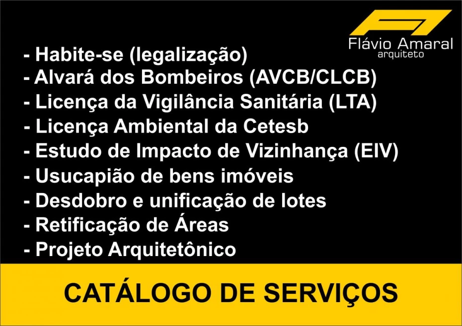 Foto 2:  — Flávio Amaral - Alvarás, Projetos e Habite-se